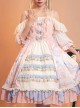 The Dreamland Series OP Pink Sweet Lolita Raglan Sleeve Dress