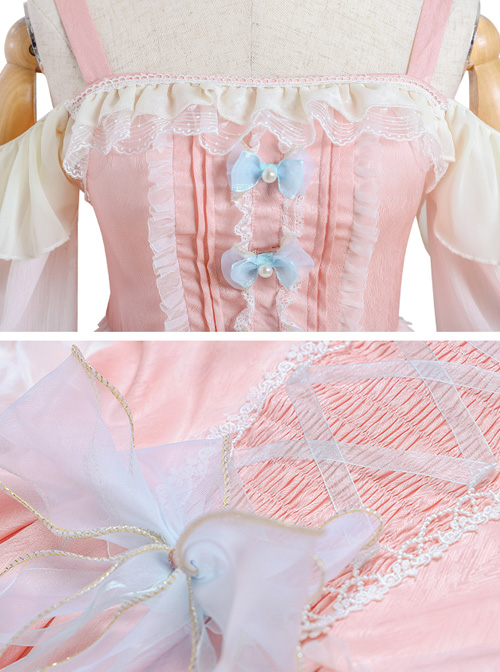 The Dreamland Series OP Pink Sweet Lolita Raglan Sleeve Dress