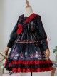 Marionette Series OP High Waist Gothic Lolita Long Sleeve Dress