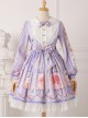 Blueberry Berry Series Doll Collar Sweet Lolita Long Sleeve Dress