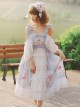 Cherry Town Series JSK Cherry Printing Sweet Lolita Sling Dress