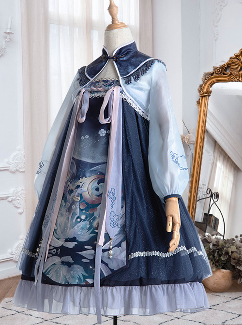 Unicorn Series High Waist Classic Lolita Dress