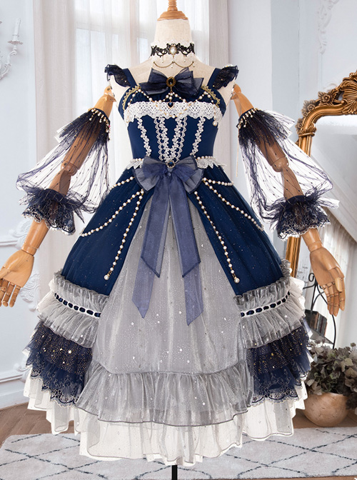 Starry Night Series JSK Gorgeous Elegant Classic Lolita Tea Party Dress