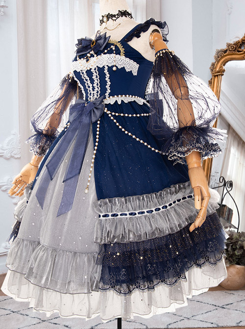 Starry Night Series JSK Gorgeous Elegant Classic Lolita Tea Party Dress