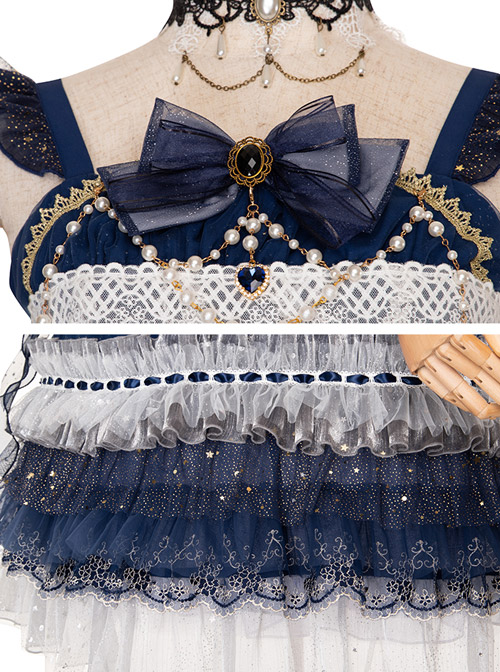 Starry Night Series JSK Gorgeous Elegant Classic Lolita Tea Party Dress