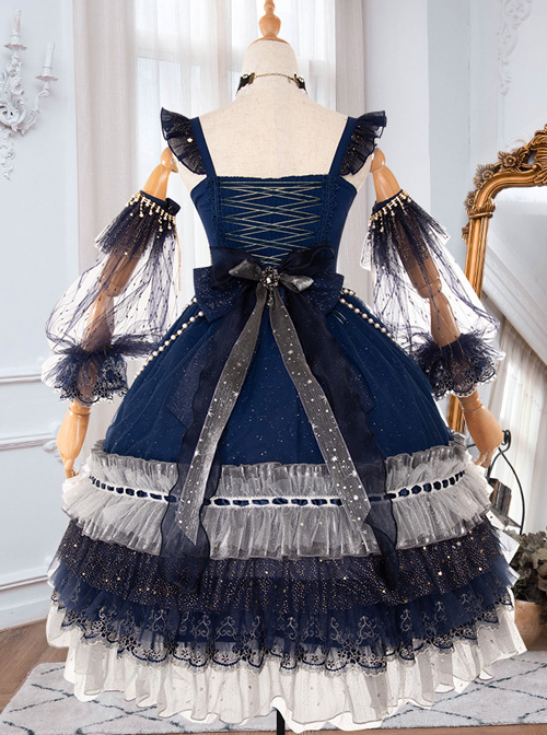 Starry Night Series JSK Gorgeous Elegant Classic Lolita Tea Party Dress