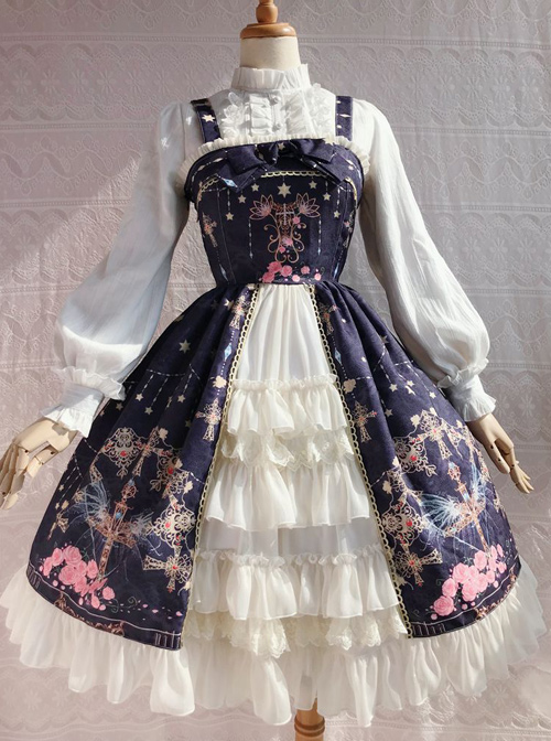 Peacock Cross Series JSK Classic Lolita Sling Dress