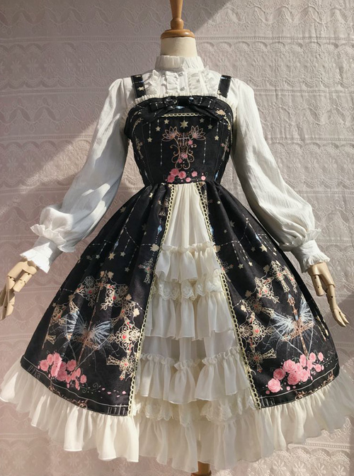 Peacock Cross Series JSK Classic Lolita Sling Dress