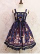 Steam Bear Series JSK Gear Bowknot Classic Lolita Sling Dress