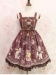 Steam Bear Series JSK Gear Bowknot Classic Lolita Sling Dress