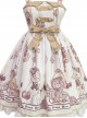 Steam Bear Series JSK Gear Bowknot Classic Lolita Sling Dress