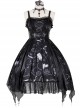 The Vampire Diaries Series JSK Darkness Gothic Lolita Sling Dress