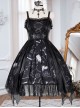 The Vampire Diaries Series JSK Darkness Gothic Lolita Sling Dress