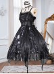 The Vampire Diaries Series JSK Darkness Gothic Lolita Sling Dress