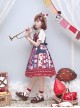 Small Tomato Series JSK Denim Stitching Sweet Lolita Sling Dress