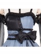 Decaying Forest Series JSK Blue Darkness Retro Gothic Lolita Sling Dress