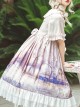 Oil Painting Series OP Elegant Classic Lolita Short Sleeve Dress