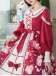 Strawberry Milkshake Series OP Sweet Lolita Long Sleeve Dress