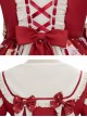 Strawberry Milkshake Series OP Sweet Lolita Long Sleeve Dress