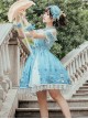 Ocean Wishing Bottle Series OP Sweet Lolita Short Sleeve Dress