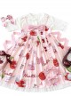 Lychee First Aid Kit Series JSK Sweet Lolita Pink Sling Dress