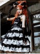 The Vampire Diaries Series JSK Type II Contrast Color Stitching Gothic Lolita Sling Dress