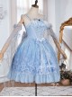 Deer In The Forest Series JSK Blue Gradient Sweet Lolita Sling Dress