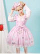 Rainbow Frosting Series JSK Chiffon Sweet Lolita Sling Dress