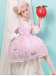 Rainbow Frosting Series JSK Chiffon Sweet Lolita Sling Dress