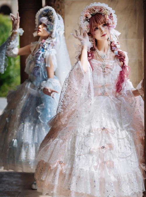 Cherry Blossom Girl Series Gorgeous Tea Party Classic Lolita Dress