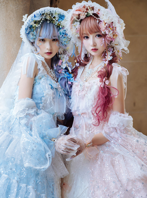 Cherry Blossom Girl Series Gorgeous Tea Party Classic Lolita Dress