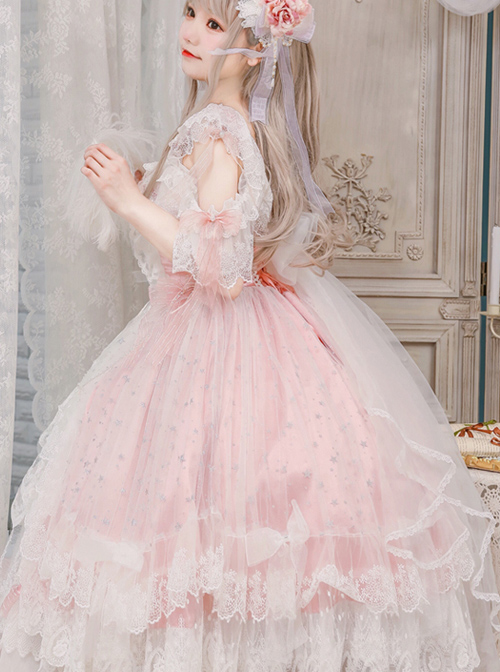 Crystalline Phantom Series Tea Party Sweet Lolita Pink Dress