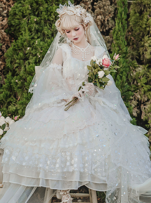 Flower Fairies Series OP Tea Party Design Classic Lolita Gorgeous Dress