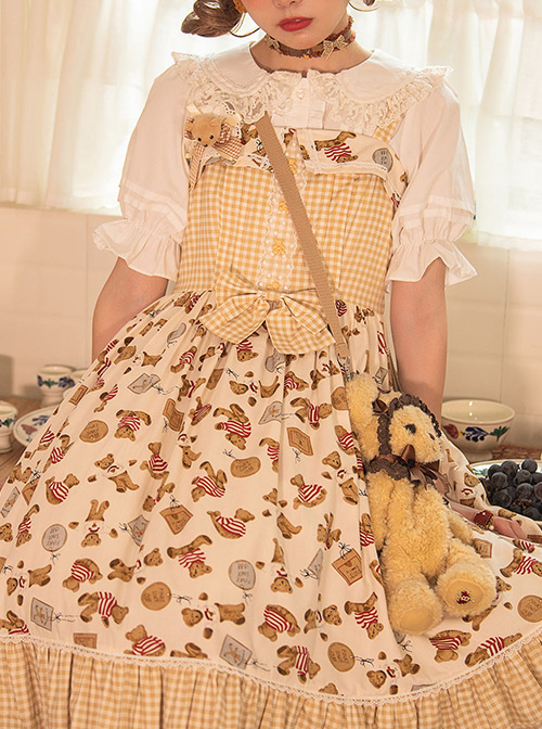 Angel's Bear Series JSK Sweet Lolita Sling Dress