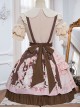 Crown Kitten Series Printing Sweet Lolita Short Sleeve Dress