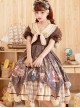 Pharmacist Series OP Doll Collar Sweet Lolita Short Sleeve Dress