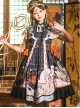 Mythical Animals Fight Series OP Chinese Style Retro Classic Lolita Dress Set