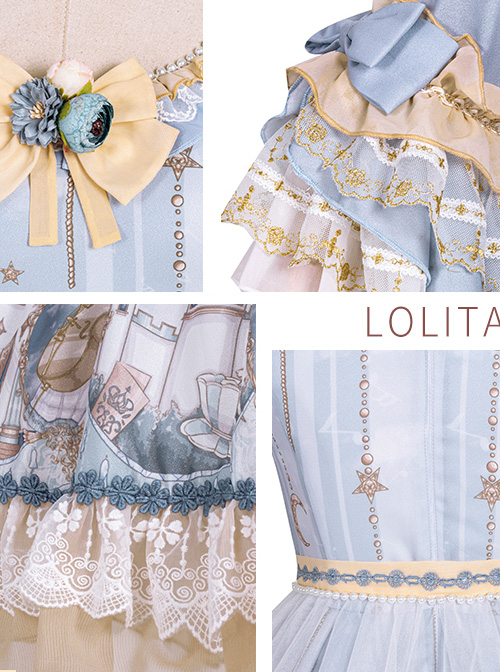 Goblin Overture Series OP Sweet Lolita Half Sleeve Dress