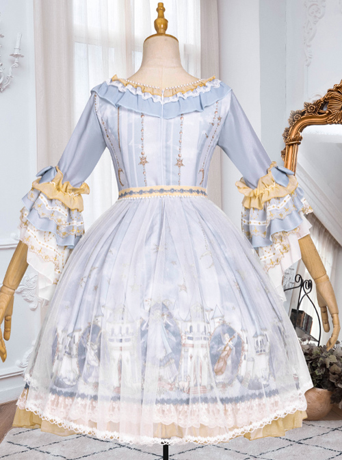 Goblin Overture Series OP Sweet Lolita Half Sleeve Dress