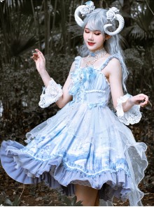 Walk With Whales Series JSK Sweet Lolita Sling Dress