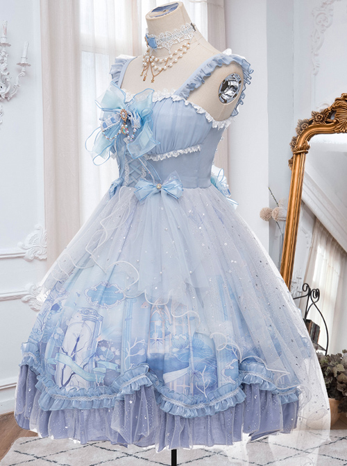 Walk With Whales Series JSK Sweet Lolita Sling Dress