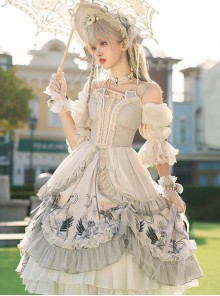 Rose Maiden Series OP Retro Palace Style Classic Lolita Dress