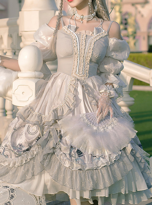Rose Maiden Series OP Retro Palace Style Classic Lolita Dress