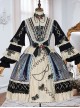 Sparrows In The Mirror Series OP Retro Classic Lolita Long Sleeve Dress