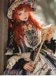 Sparrows In The Mirror Series OP Retro Classic Lolita Long Sleeve Dress