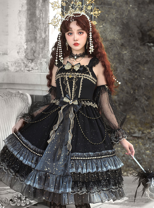 Starry Night Series JSK Special Design Elegant Palace Style Classic Lolita Dress