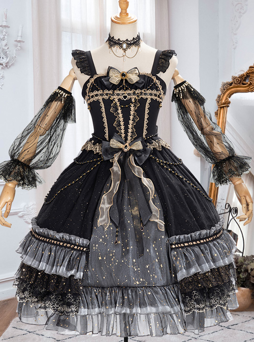 Starry Night Series JSK Special Design Elegant Palace Style Classic Lolita Dress