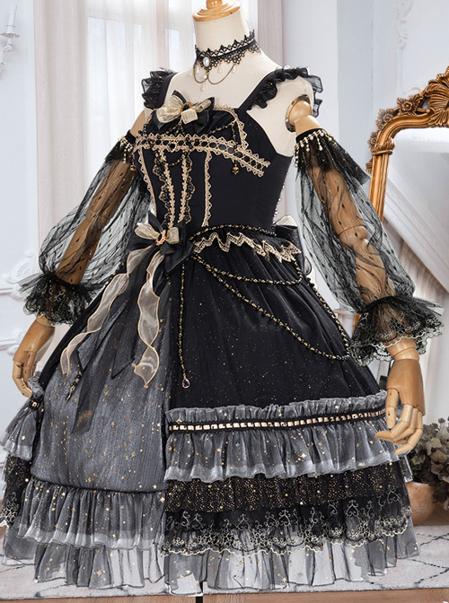 Starry Night Series JSK Special Design Elegant Palace Style Classic Lolita Dress