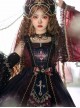 Eye Of Red Heart Series JSK Retro Palace Gothic Lolita Dress