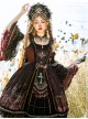 Eye Of Red Heart Series JSK Retro Palace Gothic Lolita Dress